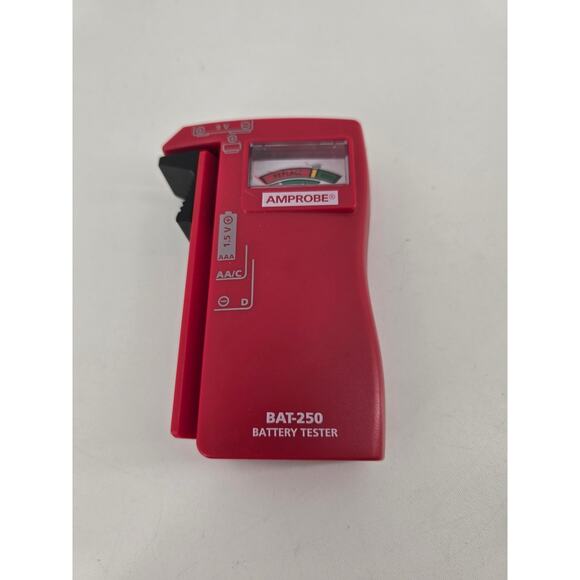 Amprobe BAT-250 Portable Battery Checker for 9V AA AAA C D Batteries - Picture 1 of 3